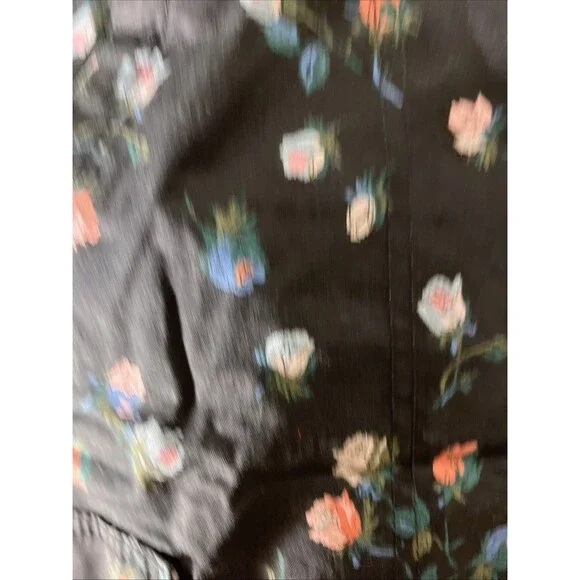 Lee Women's Skort Skirt Mid Rise Regular Fit Cargo Pockets Size 10 M Floral - Picture 7 of 16